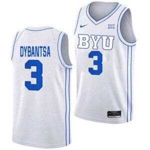Mens AJ Dybantsa White Stitched Jersey